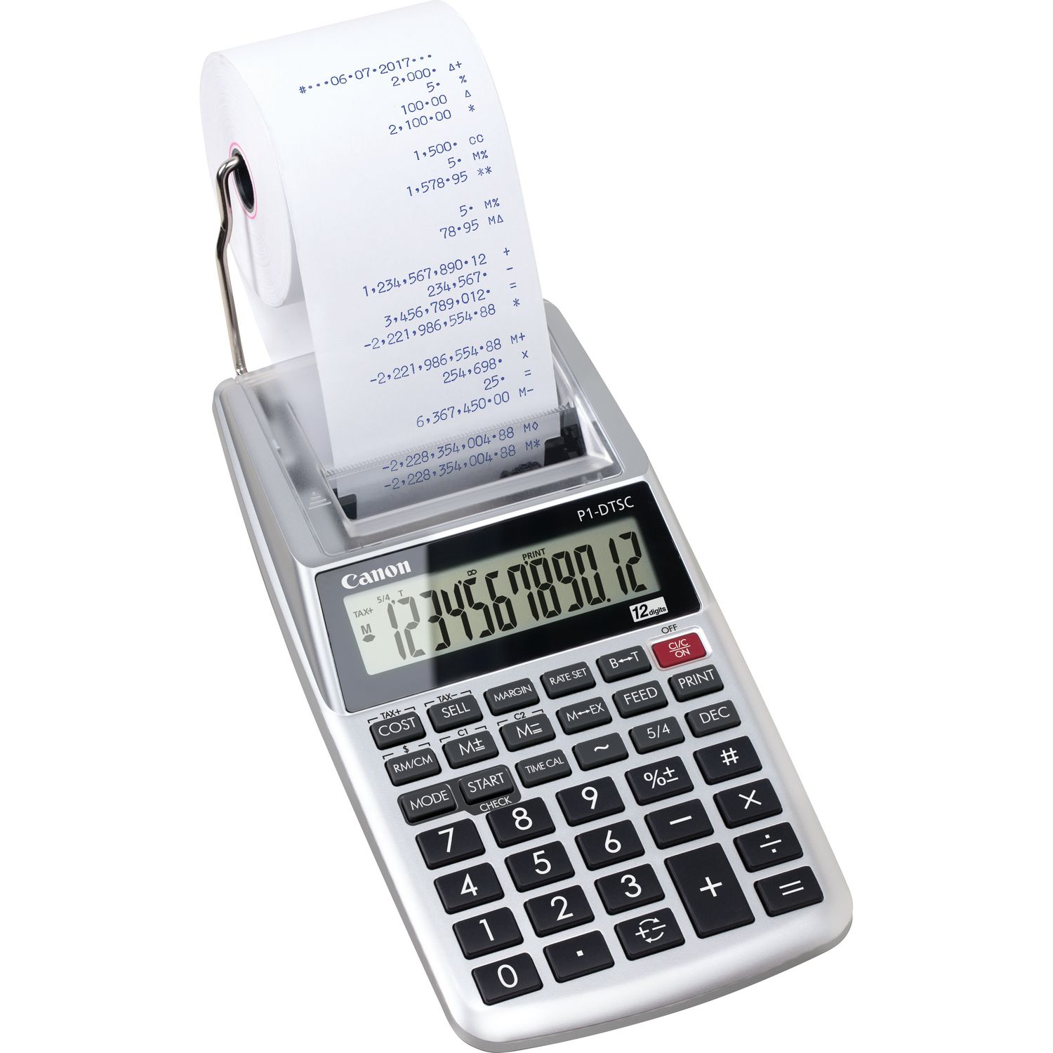 Canon P1-DTSC II EMEA HWB calculatrice Bureau Calculatrice imprimante ...