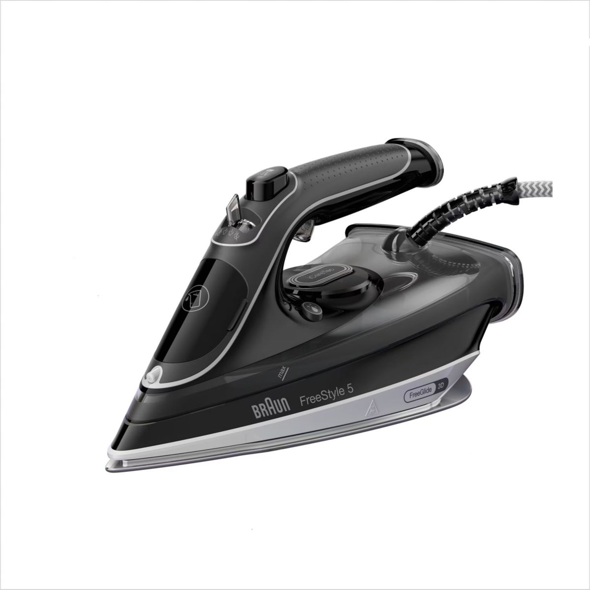 Żelazko Braun FreeStyle 5 para o mocy 2800 W ergonomiczny design czarne