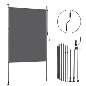 Set di 2 tende a rullo per pergola - 124 x 225 cm - Antracite | Leroy Merlin