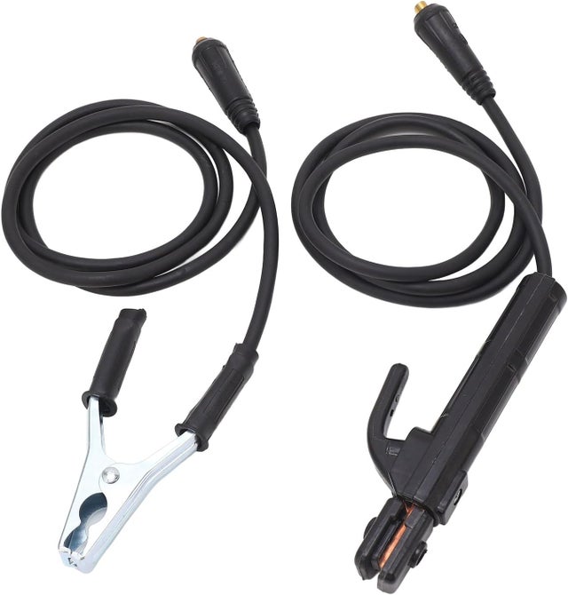 Support d'Électrode de Soudage 200A - Kit avec Câble 1,5m pour Machine à Souder, Pince de Serrage Robuste pour Travail Soudure