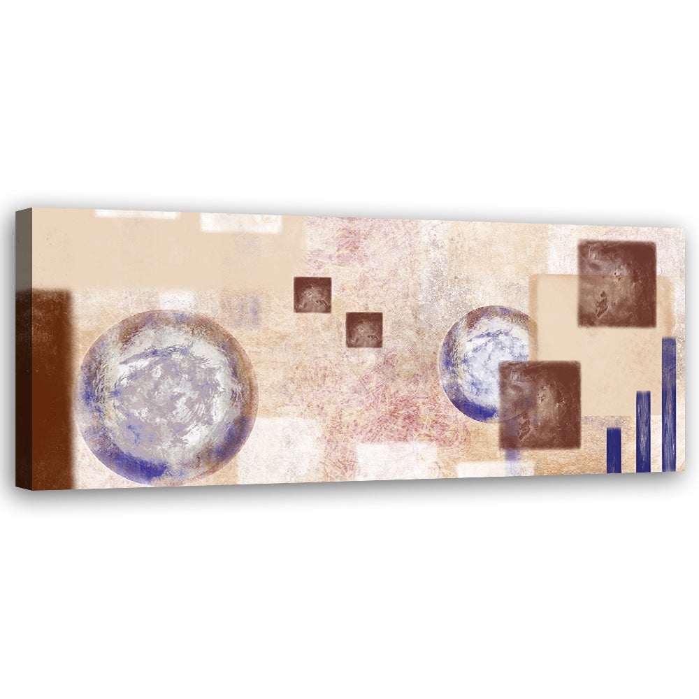 Obraz na płótnie, Abstrakcja kwadraty 120x40