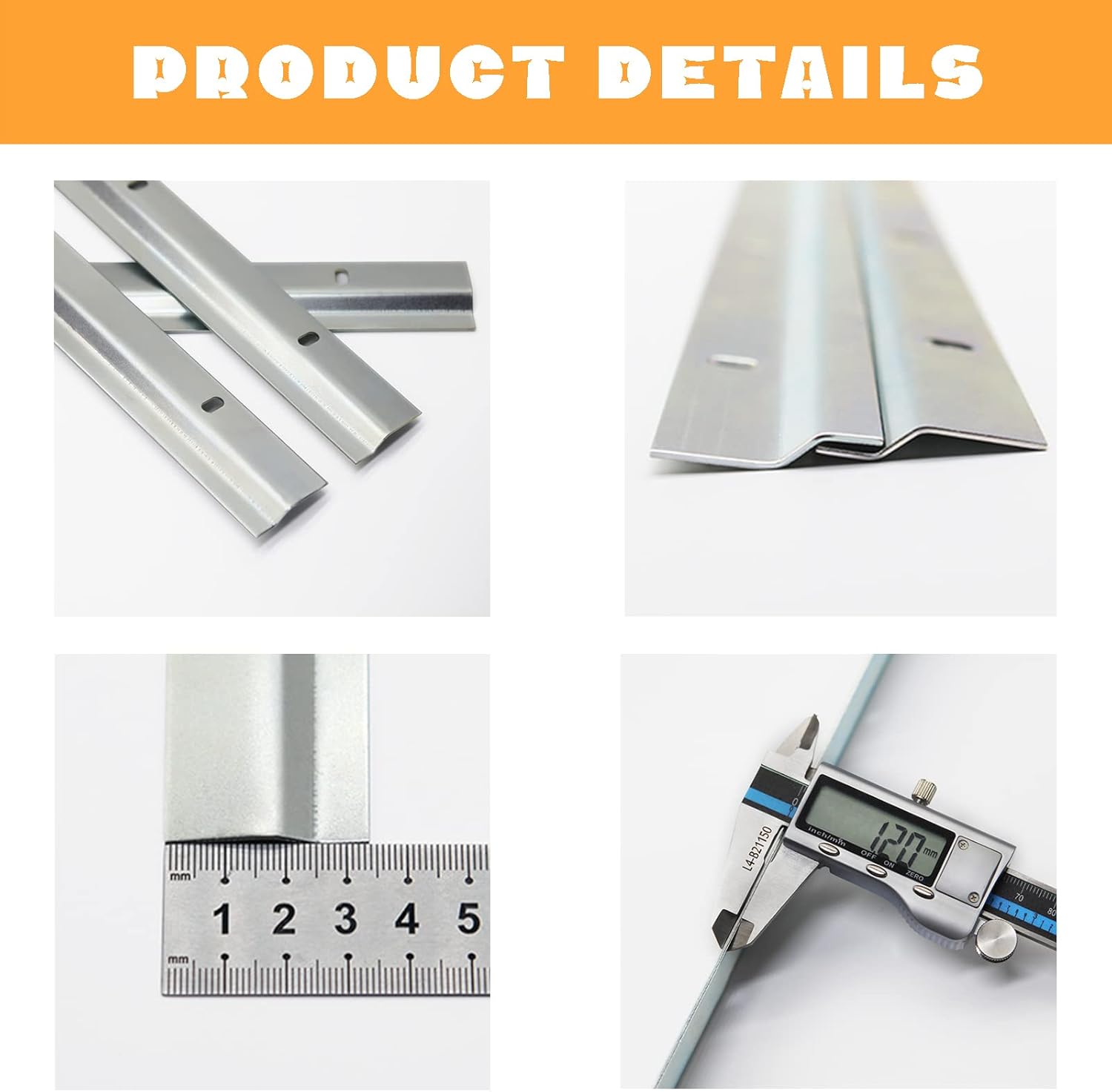 Rail Fixation Miroir Lourd Z Support de Montage Crochet Fixation Cadre Lourd Supports pour Photos Miroirs Connecteur Meubles - 3