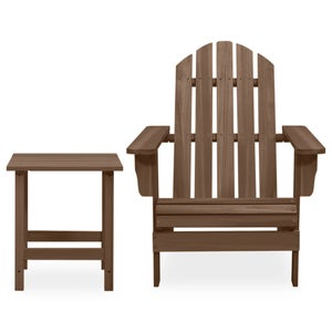 Sedia da giardino Adirondack poggiapiedi Tavolo in HDPE Blu acqua | Leroy Merlin