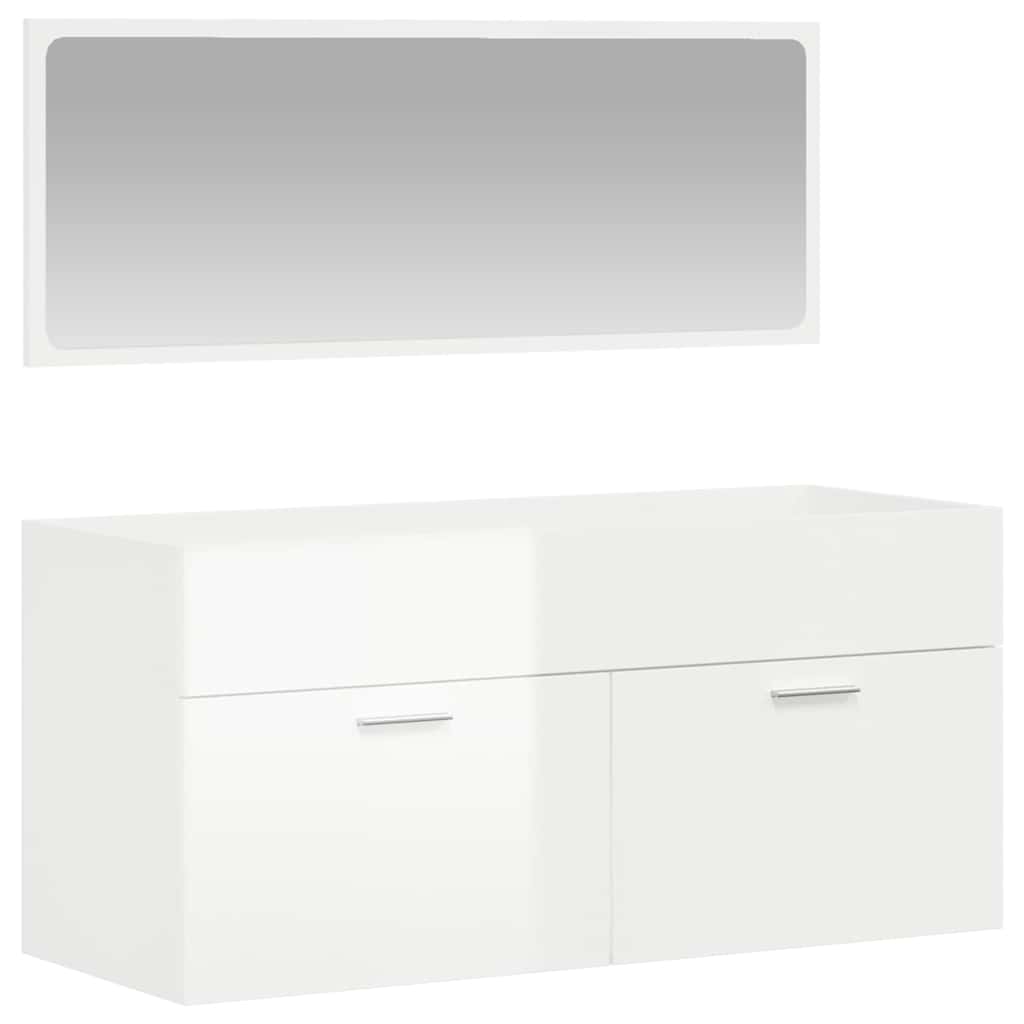 Meuble Salle De Bain WOLTU 50x60x30 Cm - Blanc Avec Étagère Réglable - Rangement Sous Lavabo