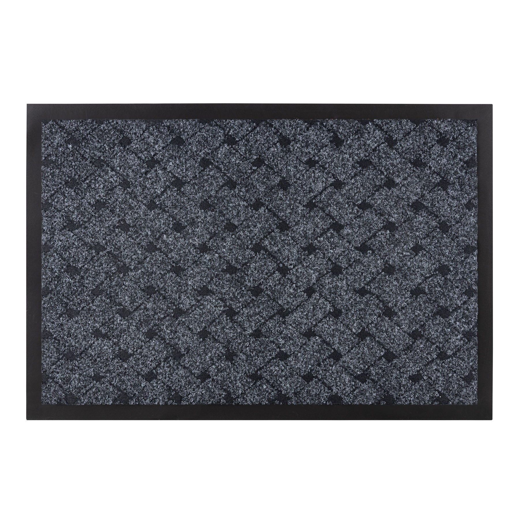 Wycieraczka antypoślizgowa VECTRA 0900 zewnętrzna, wewnętrzna, na gumie - antracyt 40x60 cm