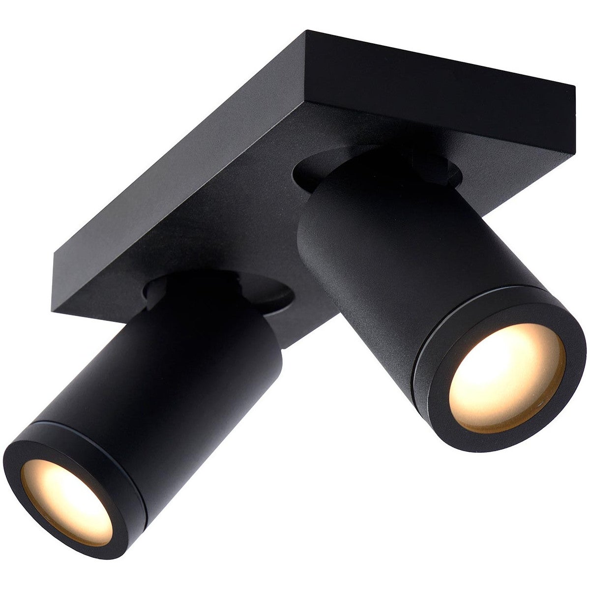 Reflektor sufitowy Spot TAYLOR czarny 2xGU10x5W wym: 12,5 x 24 x 10 cm IP44 Lucide