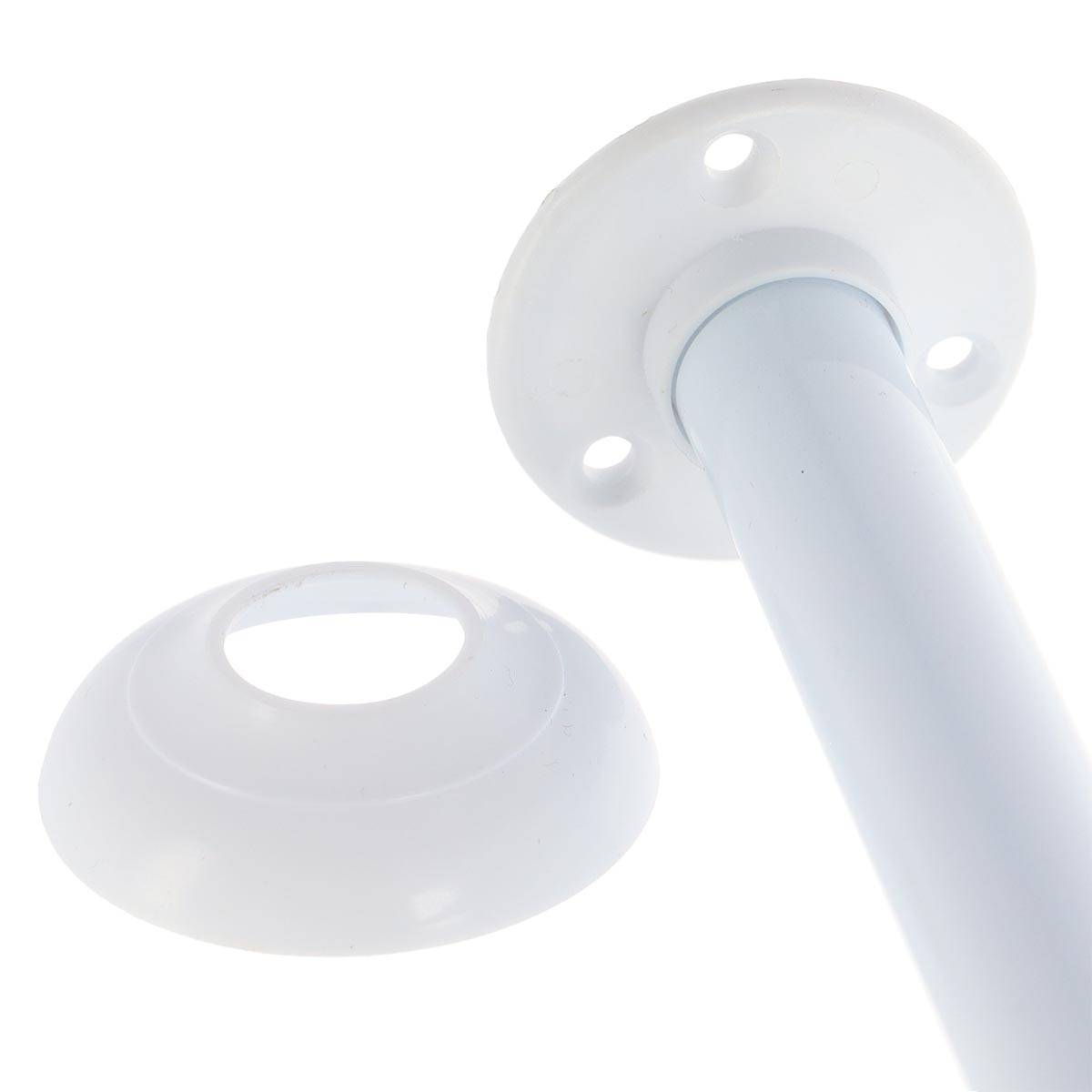 Barre d'angle en u 80x80x80 cm en aluminium - blanc - Tendance - 3