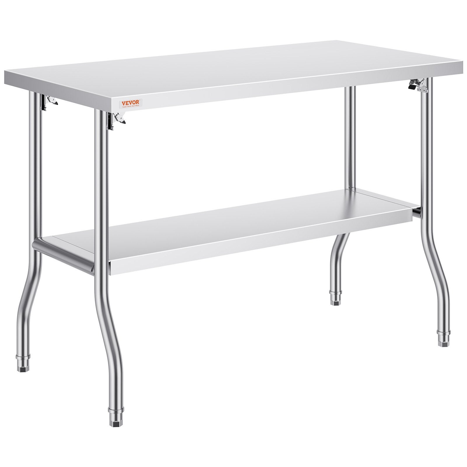 Stół do przygotowywania potraw 122x61cm składany stal nierdzewna catering