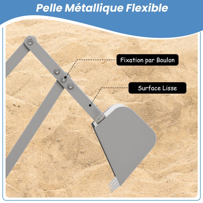 Jouet Bac A Sable Enfant FANTASK Pelle Pour Enfants Pelleteuse Avec Siège Rotatif 360° - Jouet Bac à Sable Extérieur Jaune Dès 3 Ans Jouet Bac A Sable Enfant FANTASK Pelle Pour Enfants Pelleteuse Avec Siège Rotatif 360° - Jouet Bac à Sable Extérieur Jaune Dès 3 Ans