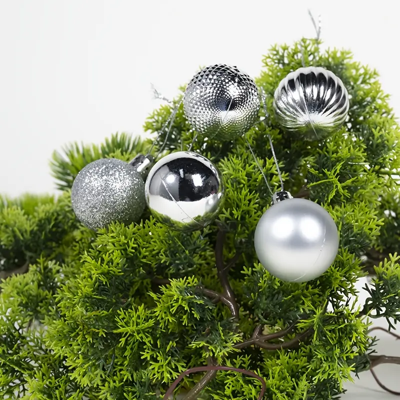 Conjunto de 36 enfeites para árvores de Natal, Conjunto de bolas de Natal, Pingentes para árvores de Natal, Presente de Natal, Decorações de Natal - 5