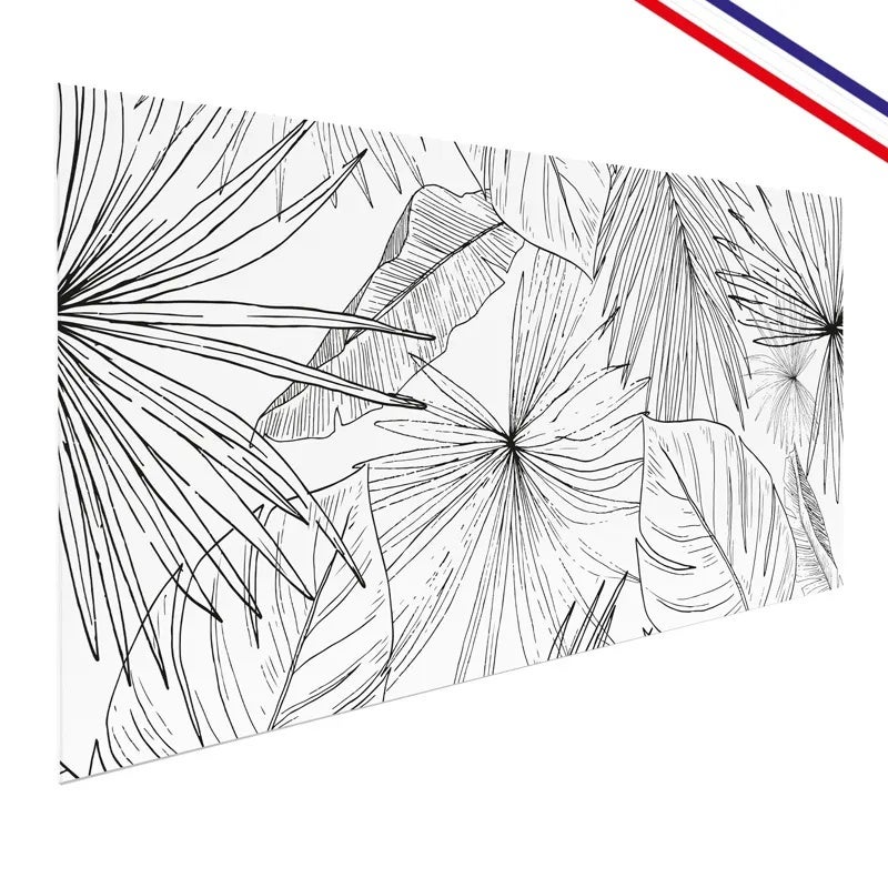 Crédence de salle de bain en PVC floral noir 140x30 cm (en 2 bandeaux) - Lamnar - 4
