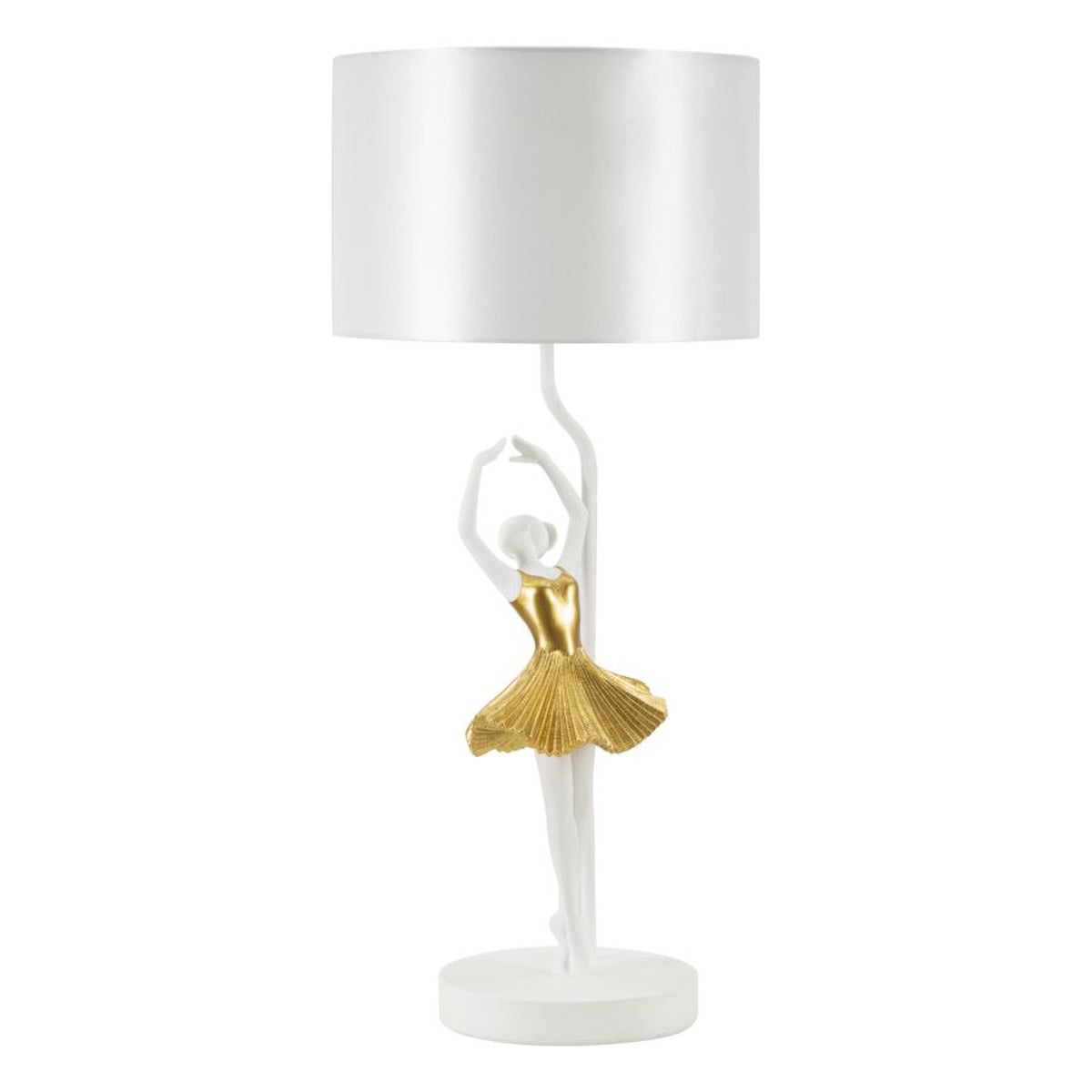 Lampa Stołowa Balerina 3, Poliżywica, Złoto, Seven Design