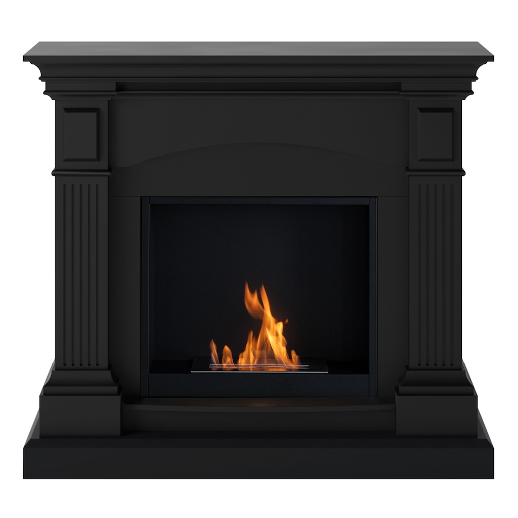 Kominek bioetanolowy FreeFlame MAGNA - prawdziwy płomień bez komina - czarny