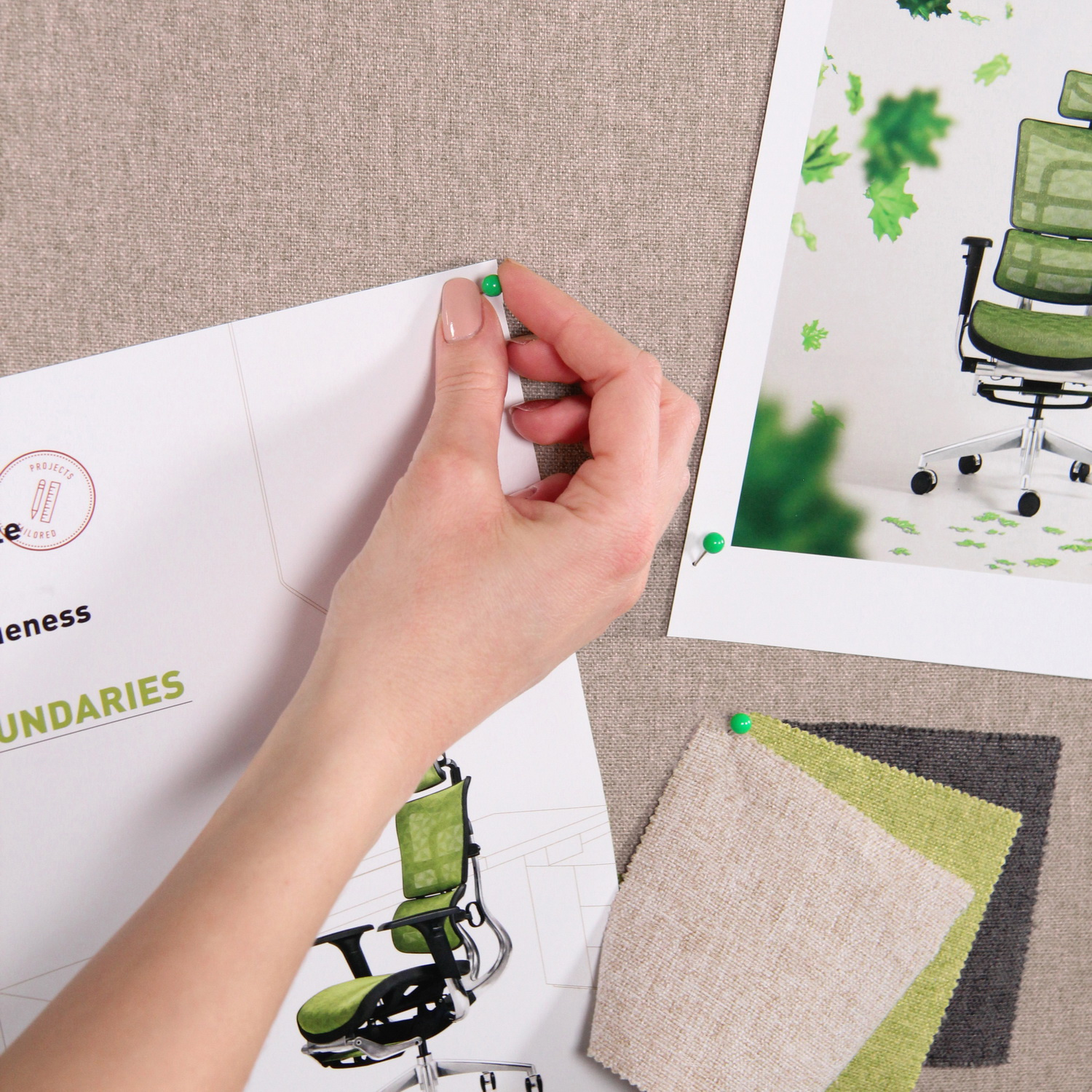 Sistema di divisorii mobili acustici FLEXMIUT Set doppio Grigio talpa hjh OFFICE - 9