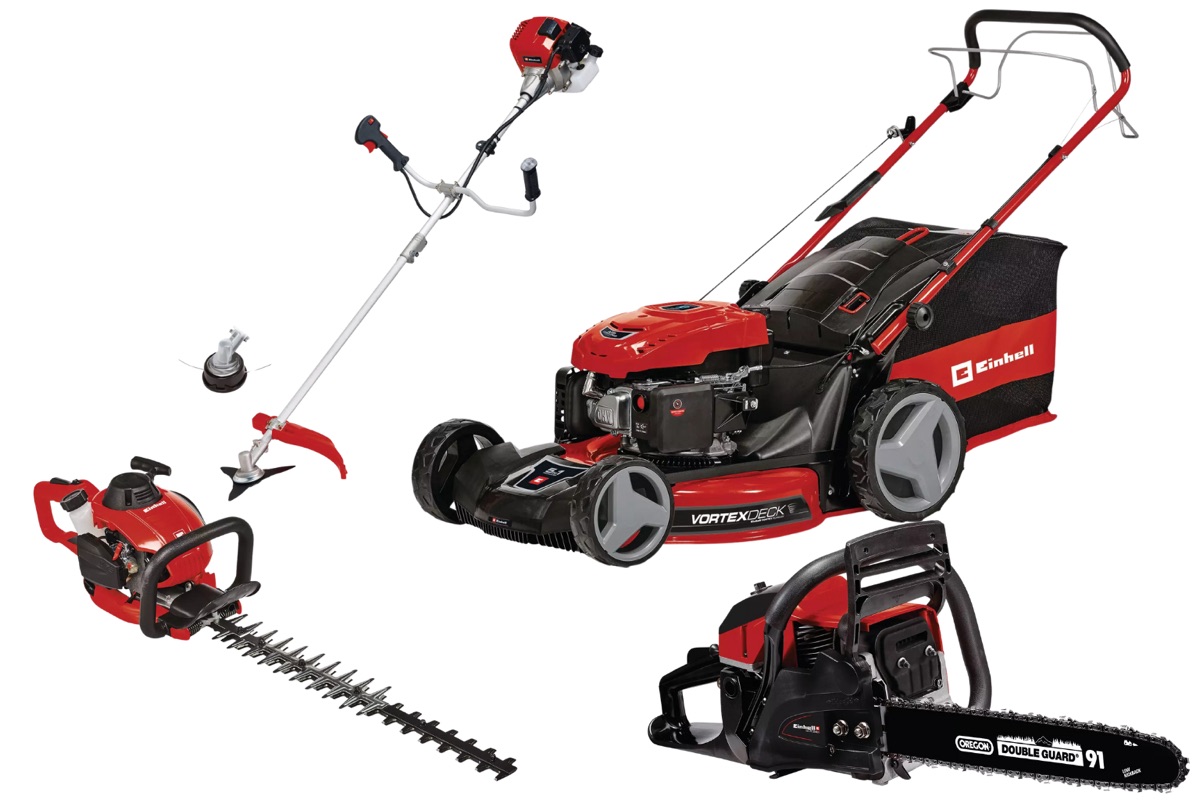 Kit thermique jardin Einhell Tondeuse 56 cm, débroussailleuse, taille — free download