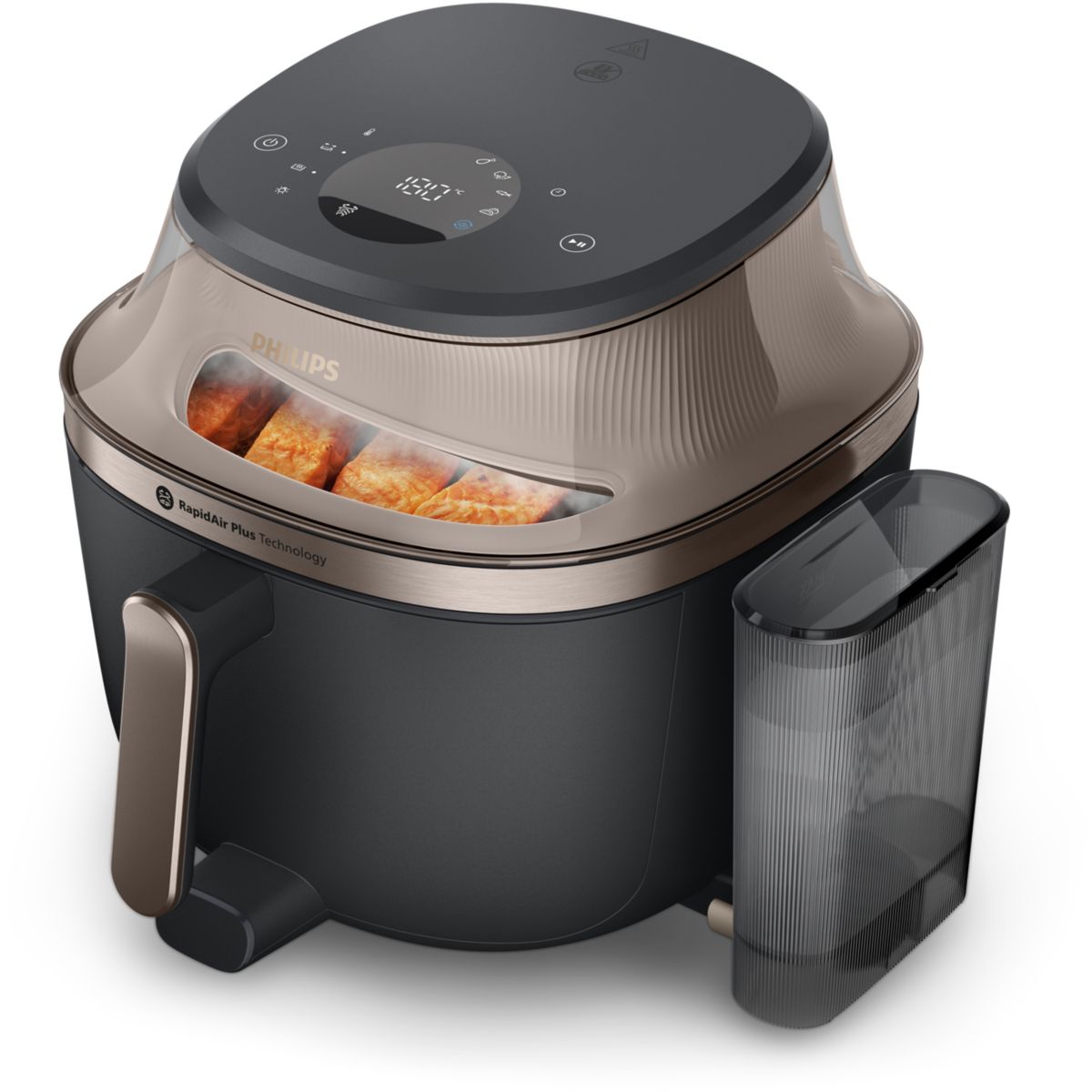 Freidora de Aire Philips Airfryer Serie 5000 NA547 con Vapor 7,2L 2000W - Imagen 4