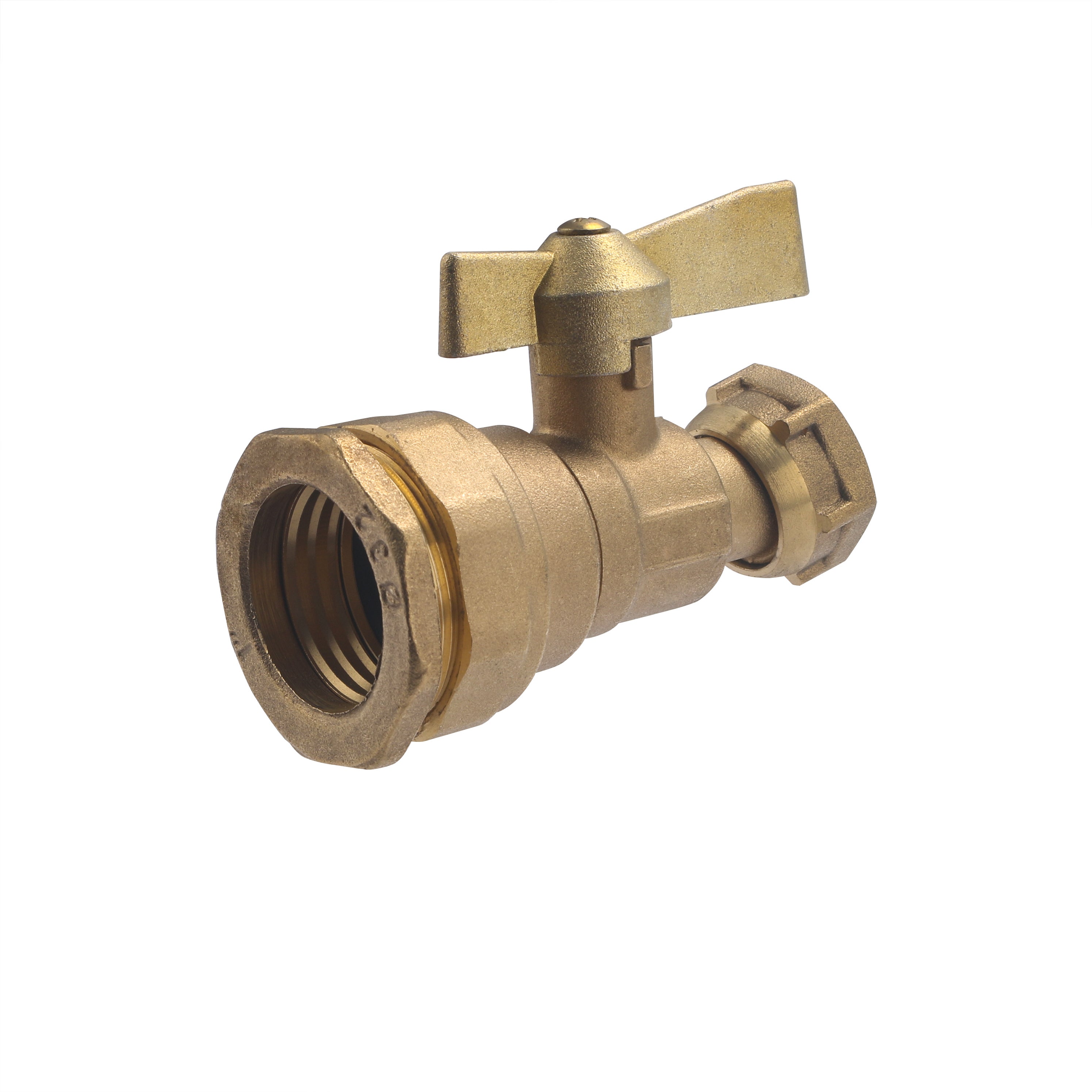 Vanne PE Laiton Ø32 - Femelle Ecrou Tournant 20x27 (3/4) NOYON & THIEBAULT - 2