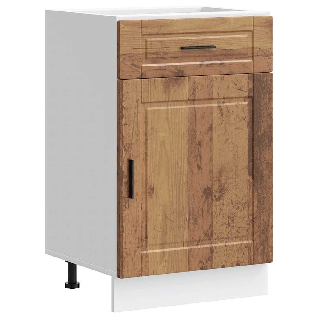 Mueble de cocina porto, madera antigua, madera de ingeniería