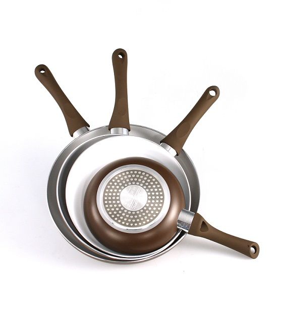 Juego de sartenes Duroteck (4 piezas) cerámicas, ecológicas y libres de tóxicos, 18-28 cm, cocina saludable. - 3