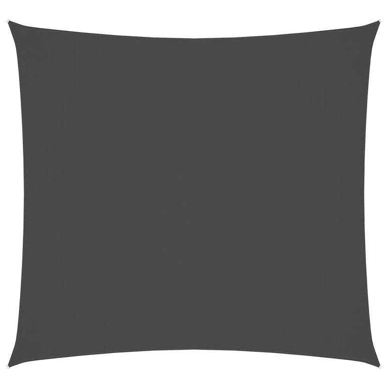 Żagiel przeciwsłoneczny prostokątny z tkaniny Oxford, 2,5 x 3 m, antracyt