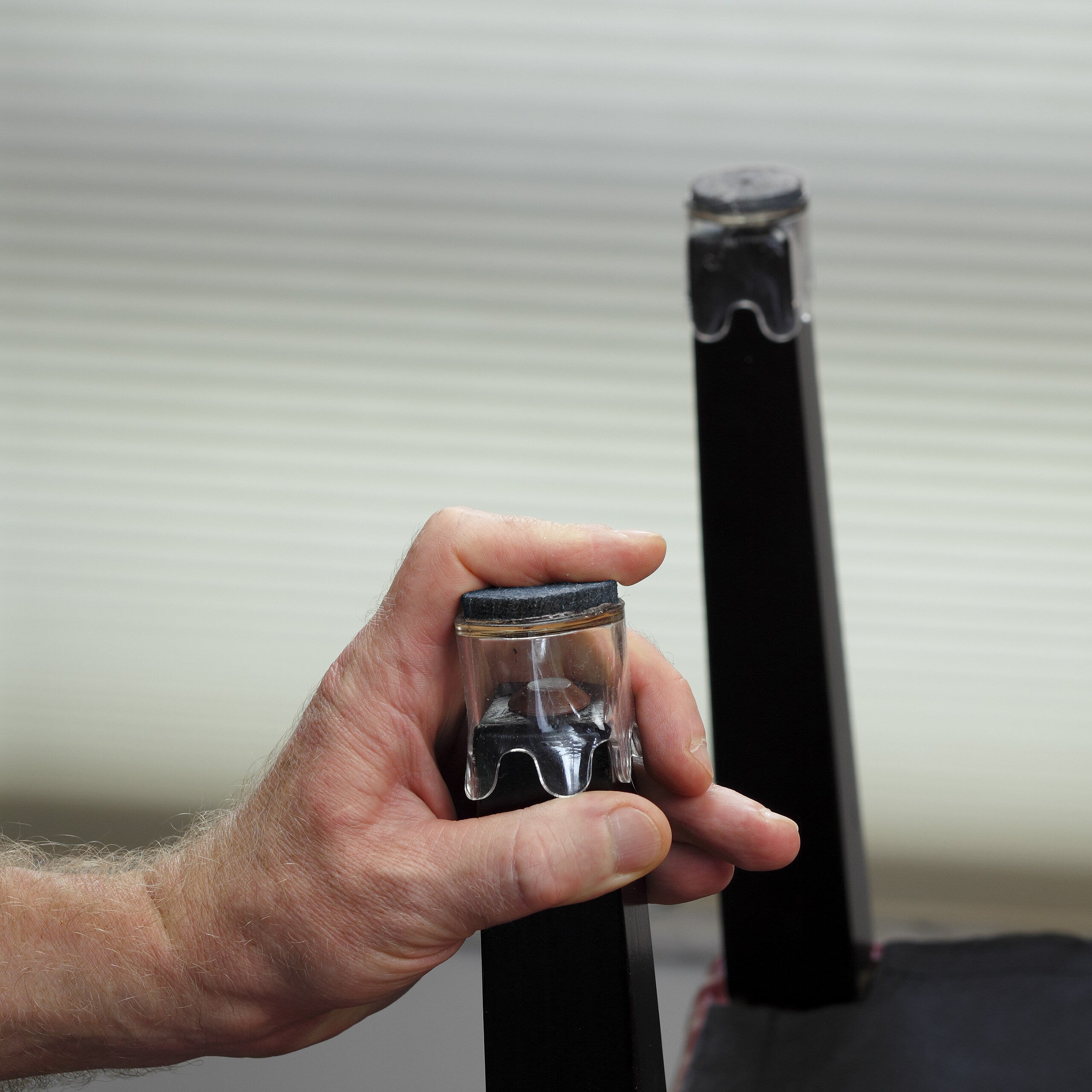 Patins autoadhésifs, lot 180, amortisseurs ronds & carrés, protection des rayures, en feutre, meubles, gris, Relaxdays - 2