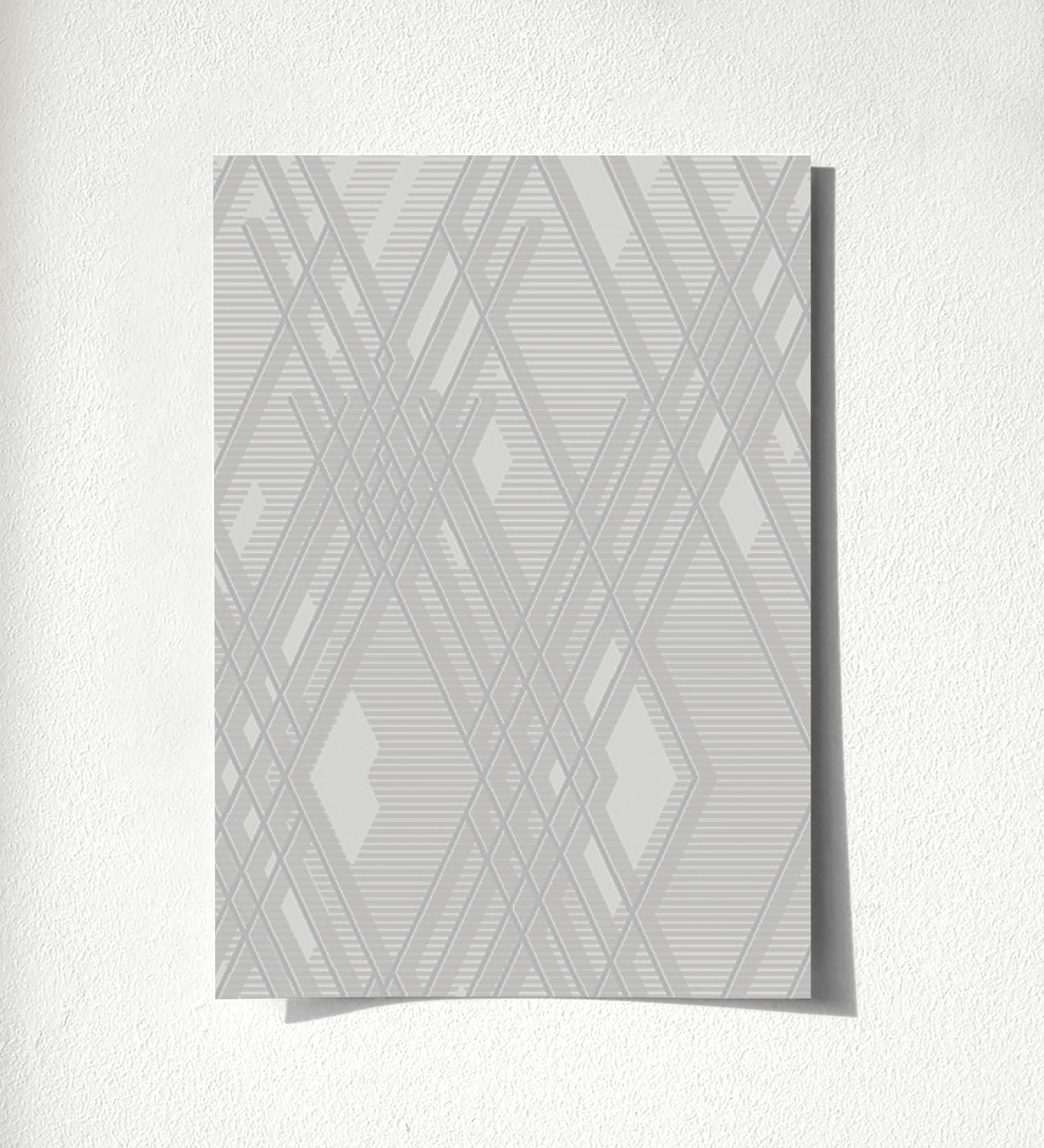 Papier Peint - HOLDEN - Congo Sarcelle - Géométrique - 10 m x 53 cm