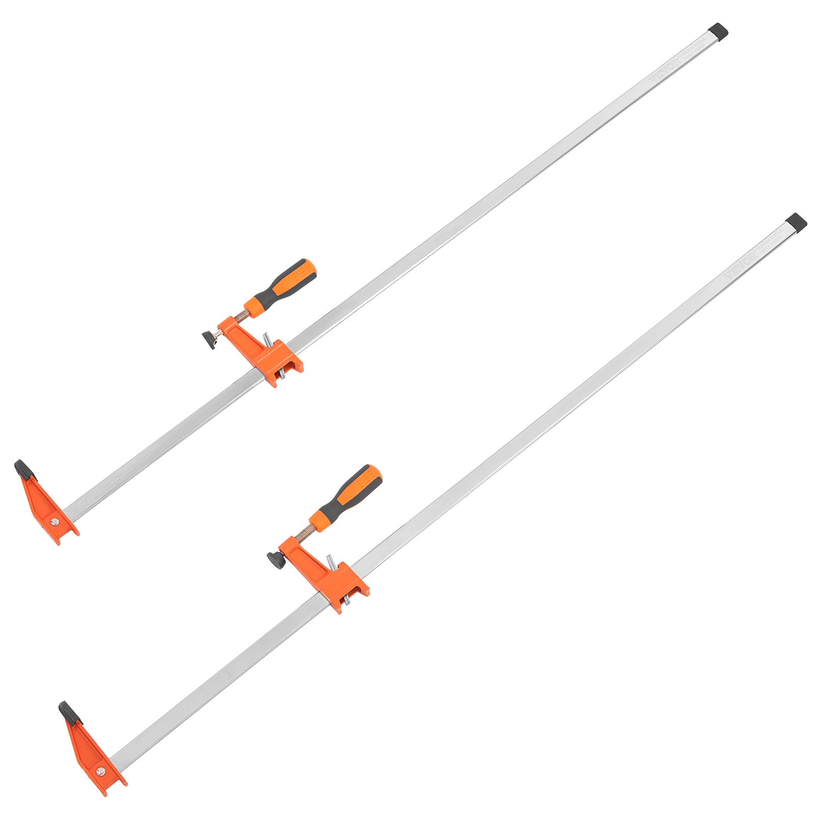 Set de 2 cleme cu eliberare rapidă Deschidere clemă VEVOR cu o singură mână 914,4 mm Lungime 1015 mm Max. Forță de prindere 272 kg Clește
