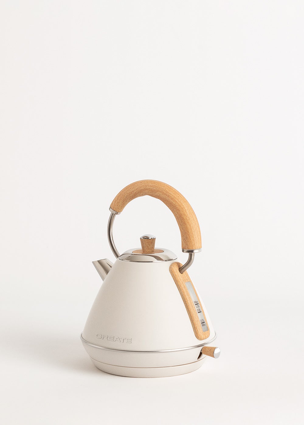 CREATE - Pack grille-pain TOAST RETRO + bouilloire KETTLE RETRO - Blanc cassé - 4
