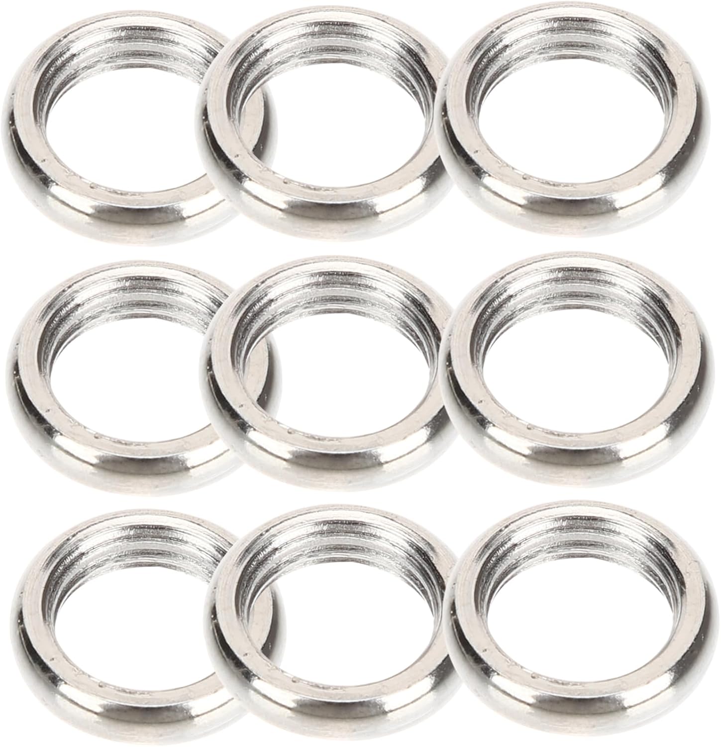 Vaguelly 50 sztuk stalowych pierścieni mocujących do abażurów, pierścienie ustalające do uchwytów lamp, wytrzymałe akcesoria zamienne