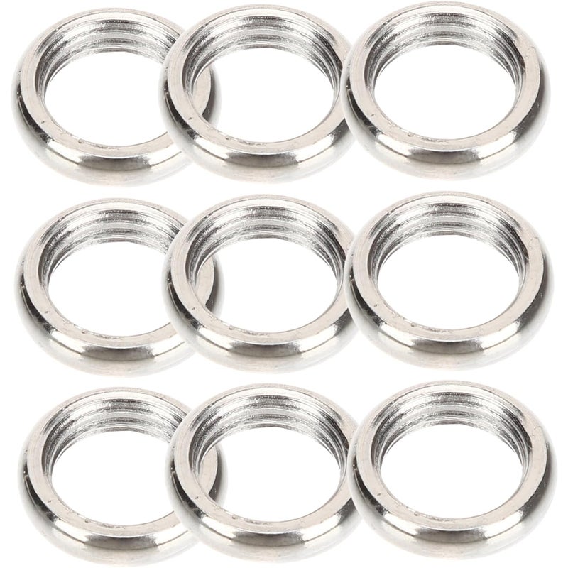 Vaguelly 50 sztuk stalowych pierścieni mocujących do abażurów, pierścienie ustalające do uchwytów lamp, wytrzymałe akcesoria zamienne