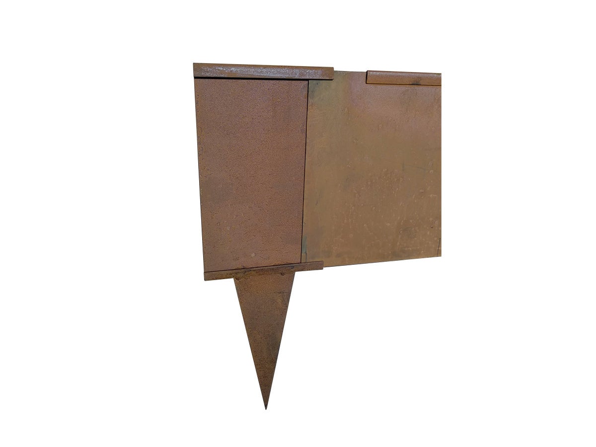 Piquets de bordure en acier Corten 10 cm / Arrondi - 3