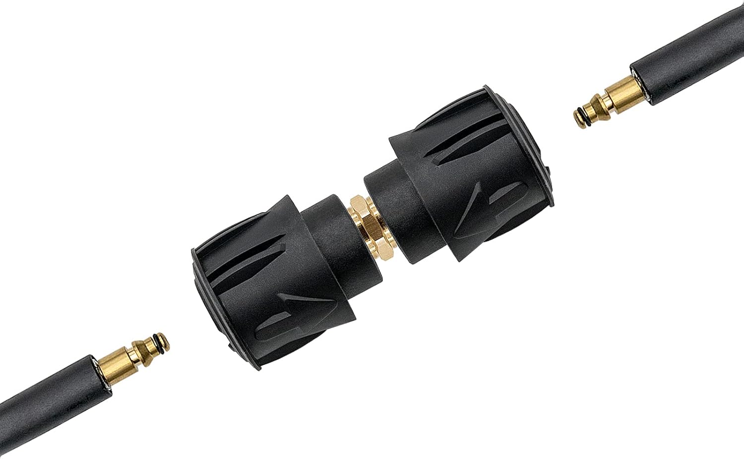 Adaptateur Tuyau de Nettoyeur Haute Pression M22 – Quick Connect pour Karcher K2-K7, Lot de 2 Raccords - 6