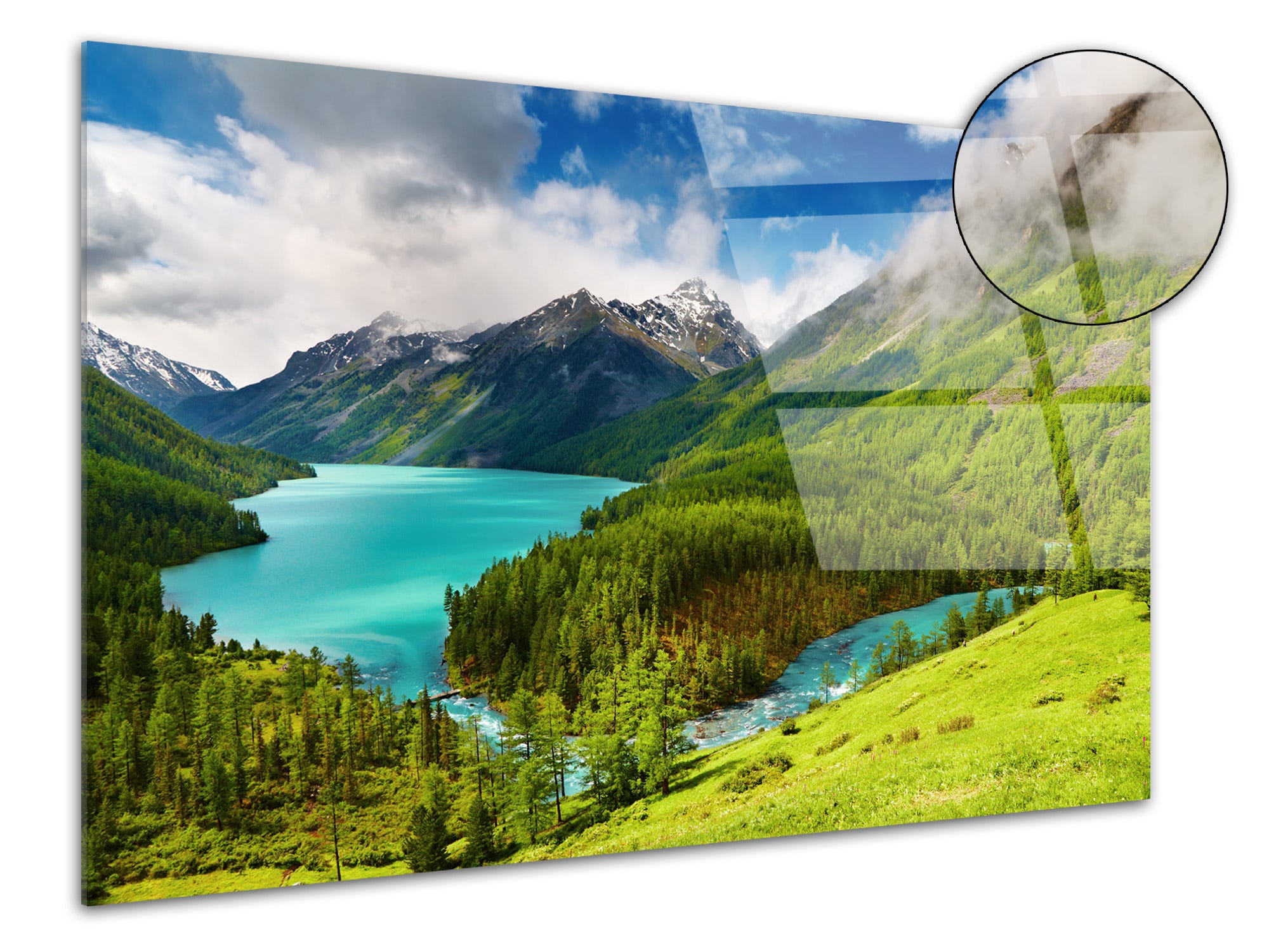Photographie sur plexiglas paysage de montagne - Deco murale Photographie sur plexiglas paysage de montagne - Deco murale