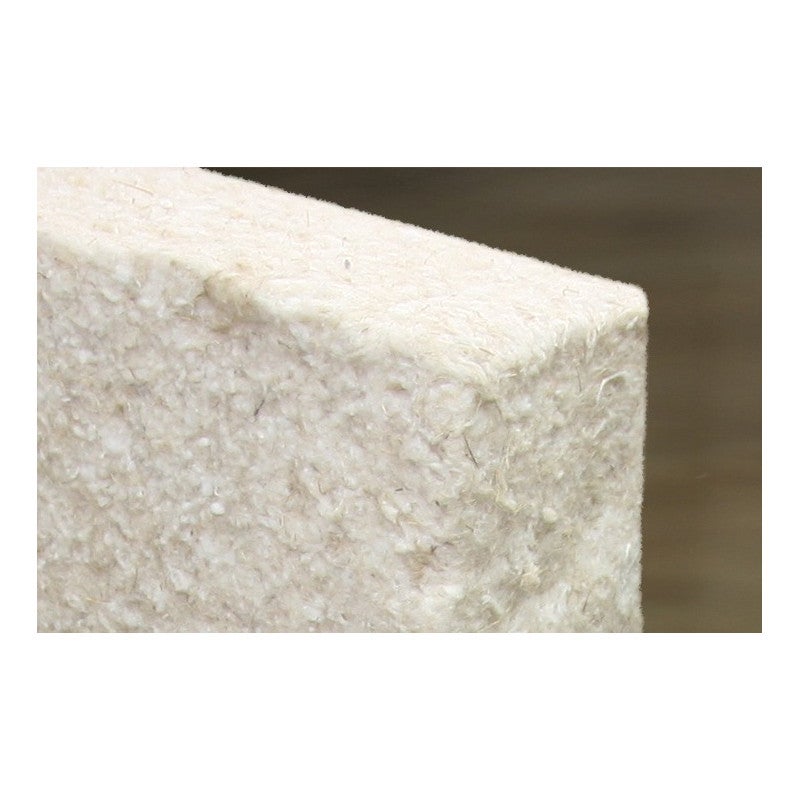 BIOFIB TRIO | Ep.100mm 1,25x0,6m | R 2.60 - Panneaux laine de chanvre, coton, lin - Paquets de 5.25m2 - 4