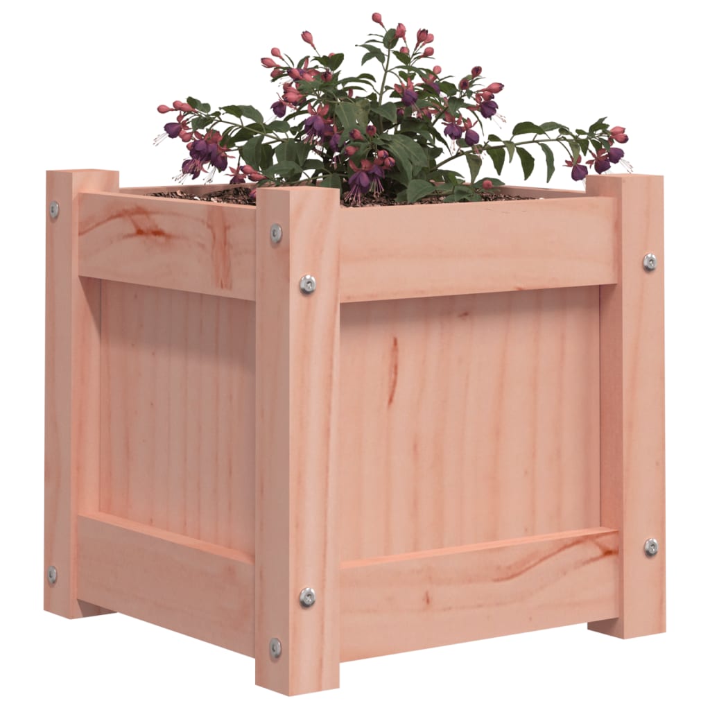 Jardinière, Bac à fleurs, Pot de fleurs 31x31x31 cm bois massif de douglas n1705l - 4
