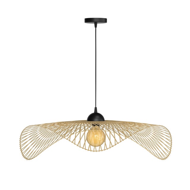 Lámpara colgante D75 cm en bambú - Jipi