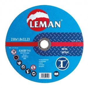 LEMAN Boite de 10 disques à lamelles zirconium pour métal Expert ø 125 LEMAN Boite de 10 disques à lamelles zirconium pour métal Expert ø 125