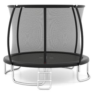 Trampolino KESSER Con Rete E Scala – Diametri 244-427 Cm, Certificato GS, 150 Kg