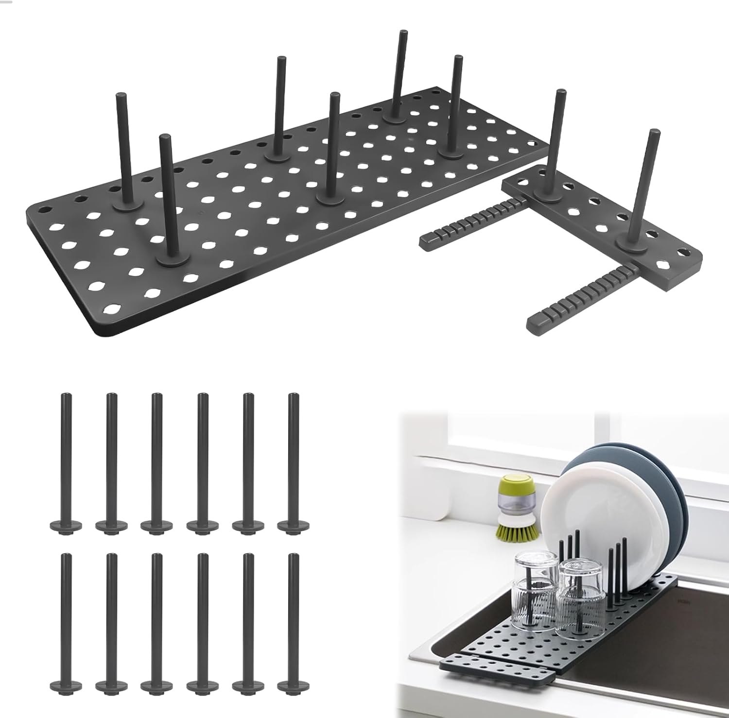Range Assiette, Support Assiette, Egouttoir Vaisselle, Organisateur de ...