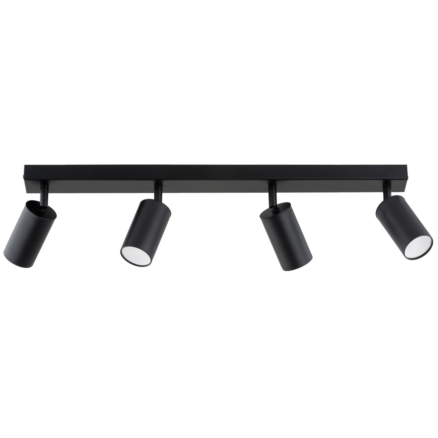 Reflektor sufitowy spot natynkowy Atlet listwa czarny 4xGU10x10W wym: 16 x 60 x 6 cm metal Alfa