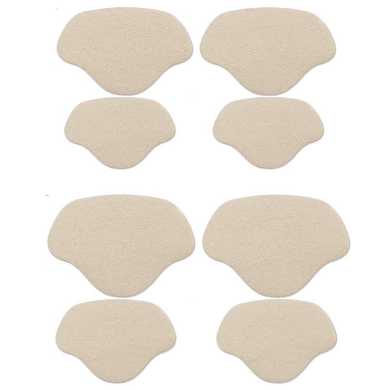 Patchs Réparation Chaussures - Lot De 6 Autocollants Tissu - Pour Trous, Usure Orteils/Talons - Plusieurs Couleurs