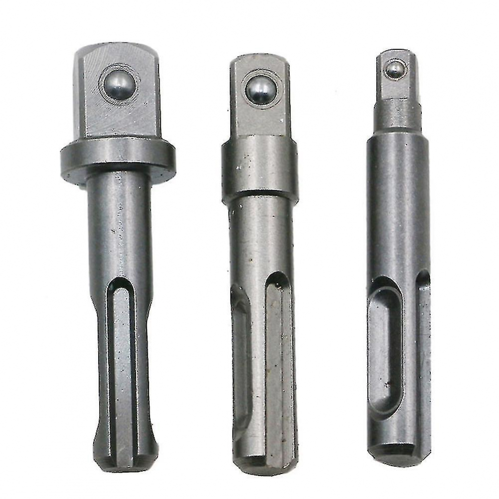 3 sztuki Sds 3/8 1/4 1/2 cala trzpień wiertła elektrycznego konwerter narzędzie adapter młotkowy