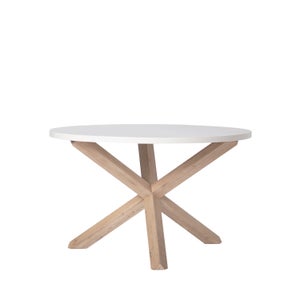Tavolino rotondo in legno con tre gambe Kentucky