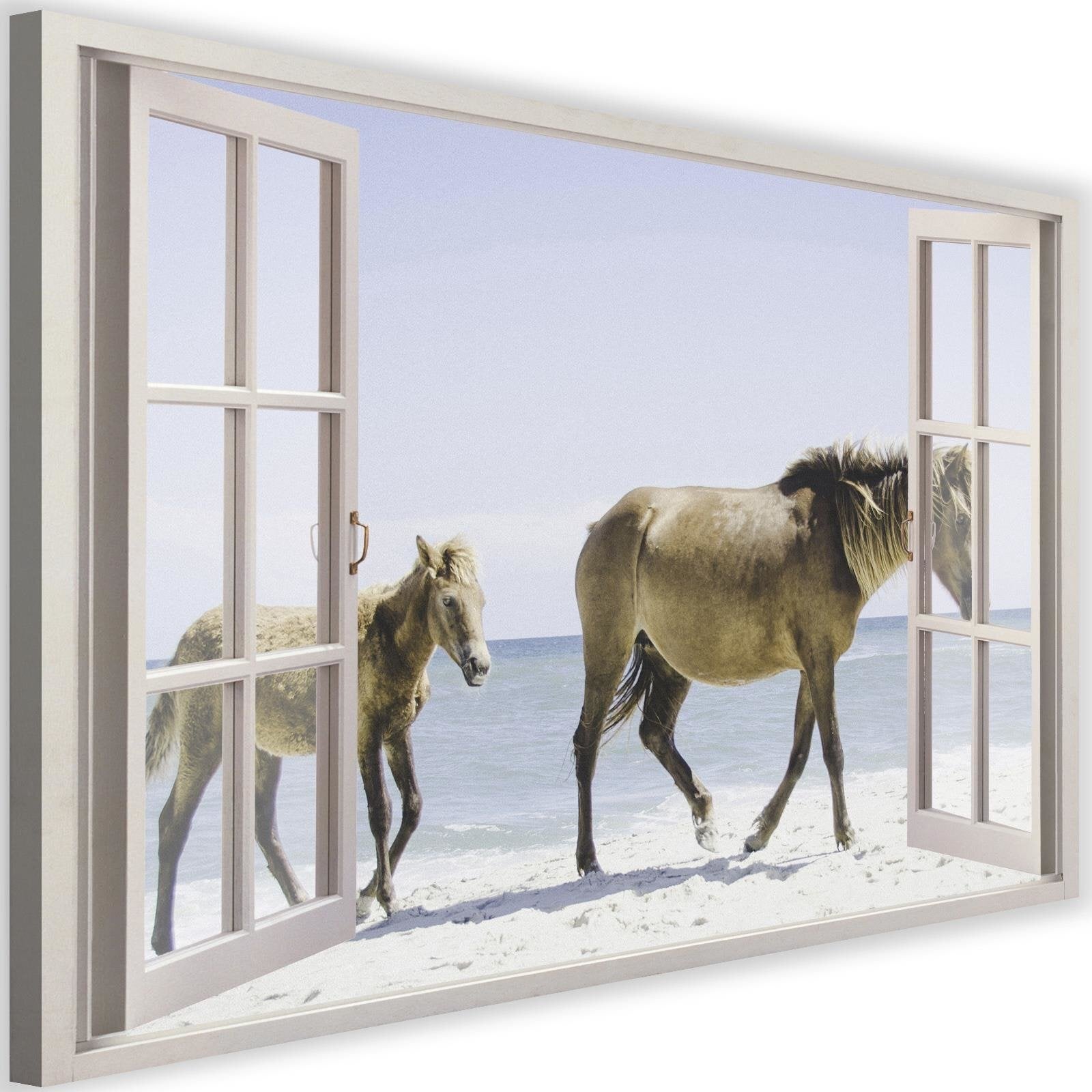 Grande affiche murale vue sur la plage, photographie
