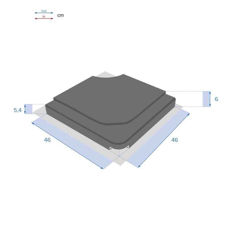 Hespéride - Lastra parasole in ardesia 