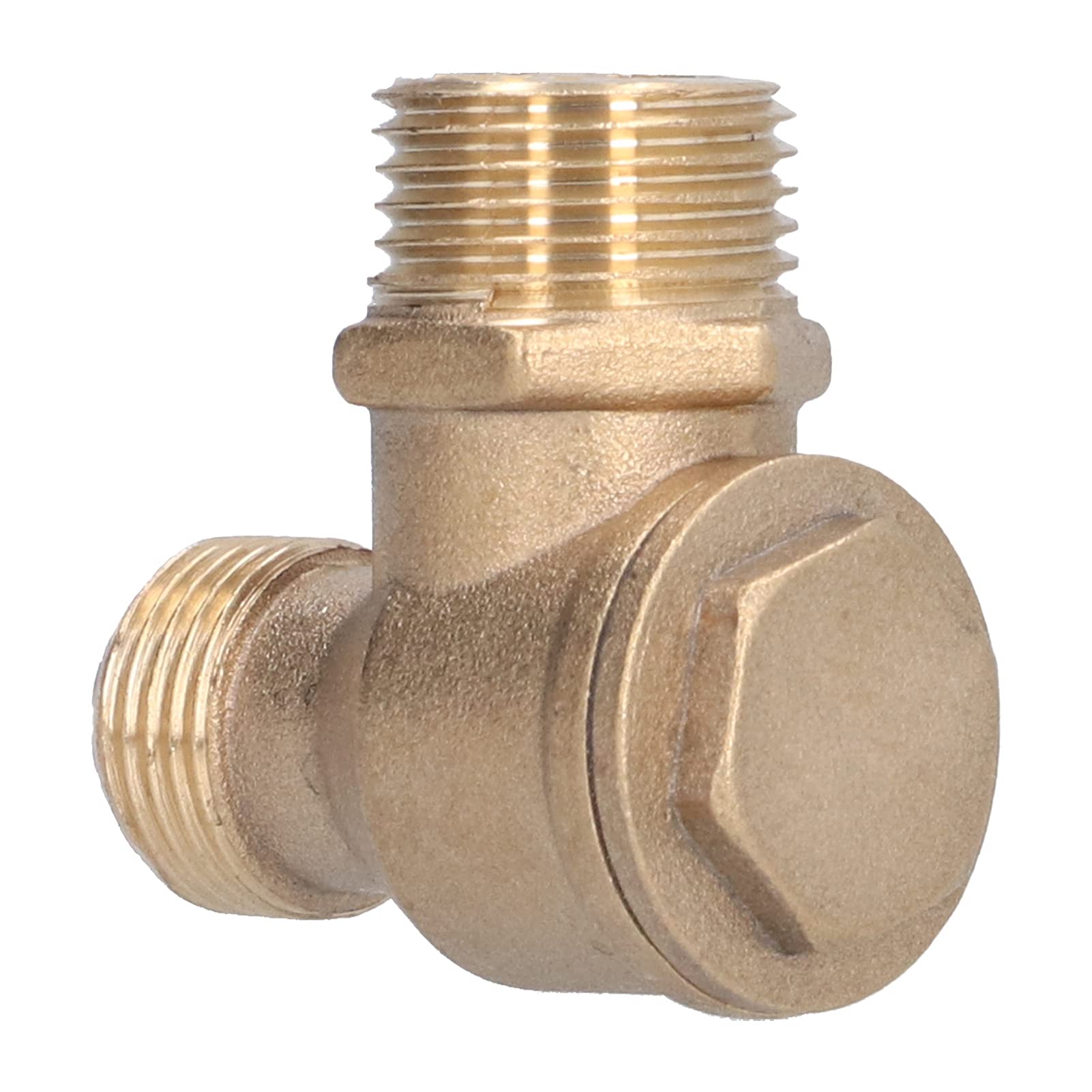 Clapet anti-retour à deux voies en laiton résistant à la corrosion Accessoires remplaçables pour compresseur d'air - 4