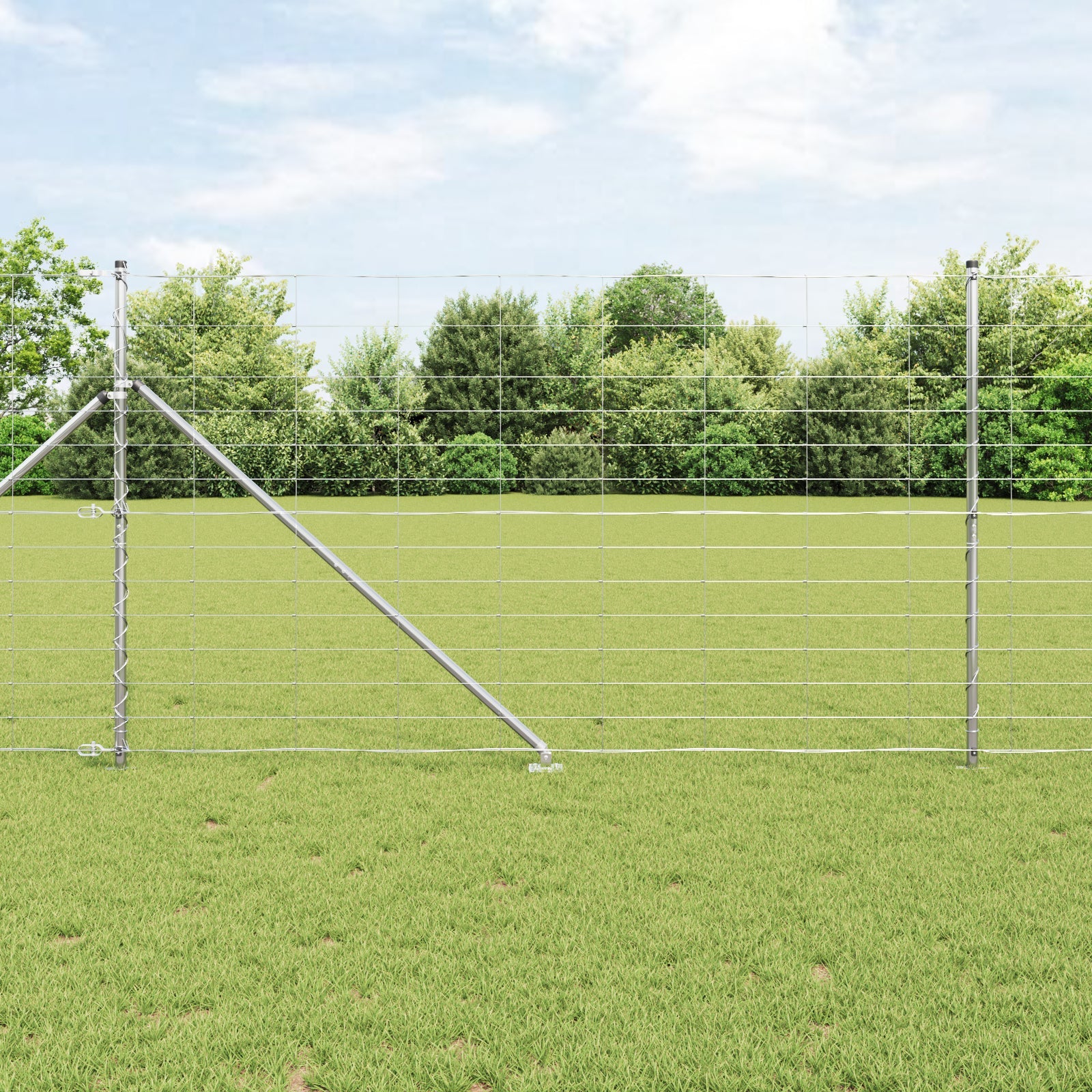 Słupek ogrodzeniowy. Galwanizowany 25 x 1,4 m Stal vidaXL