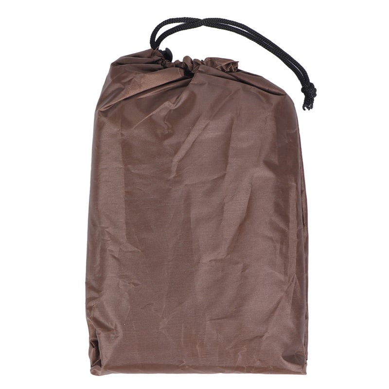 Housse de protection imperméable et résistante aux UV pour coffre de jardin, 123 x 62 x 55 cm (couleur café), Couvercle de boîte de rangement - 2