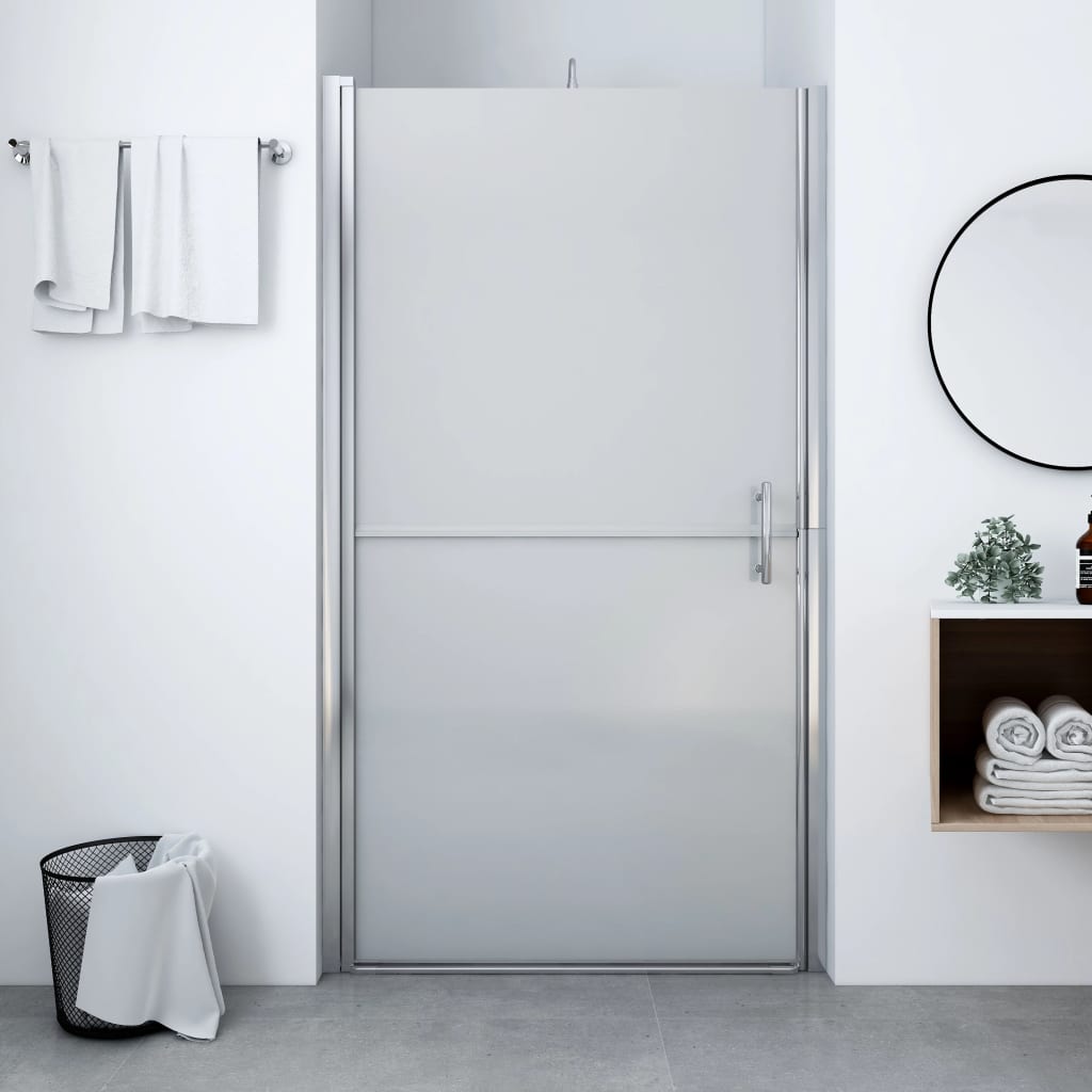 Maison Exclusive - Porta per Doccia in Vetro Temperato Smerigliato 91x195 cm - 9