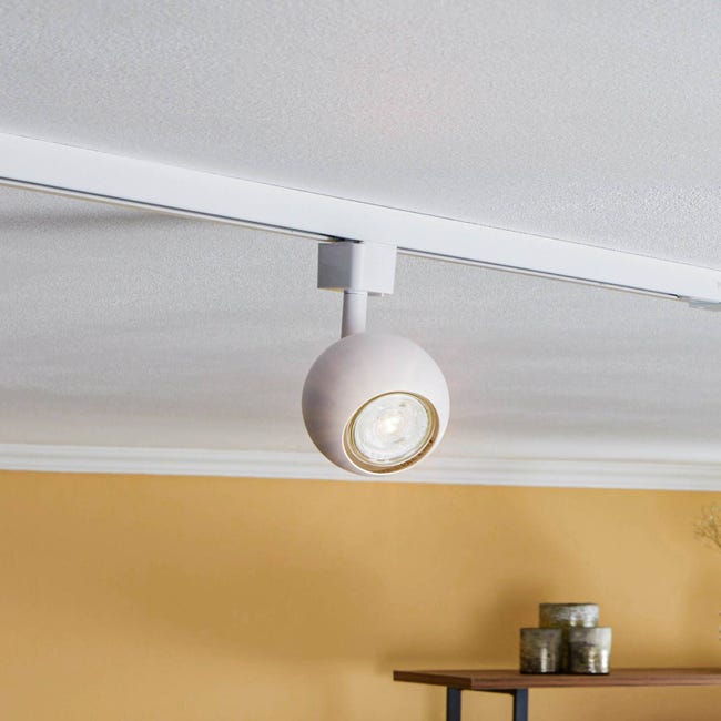 Faretto A Binario MEVA PRO 50W - Spot Orientabile GU10 Per Illuminazione Soffitto - Foto 5